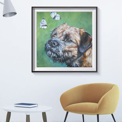 Puppy - Full Round Drill Diamond Painting 30*30CM