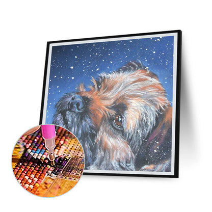 Puppy - Full Round Drill Diamond Painting 30*30CM