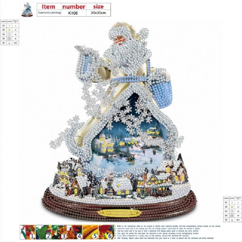 Santa Claus - Special Shaped Drill Diamond Painting 30*30CM