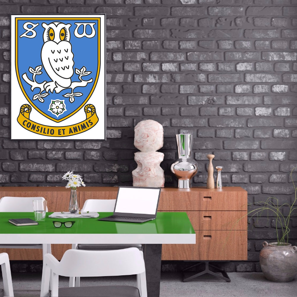 Hillsborough Football Club - Full Round Drill Diamond Painting 40*50CM