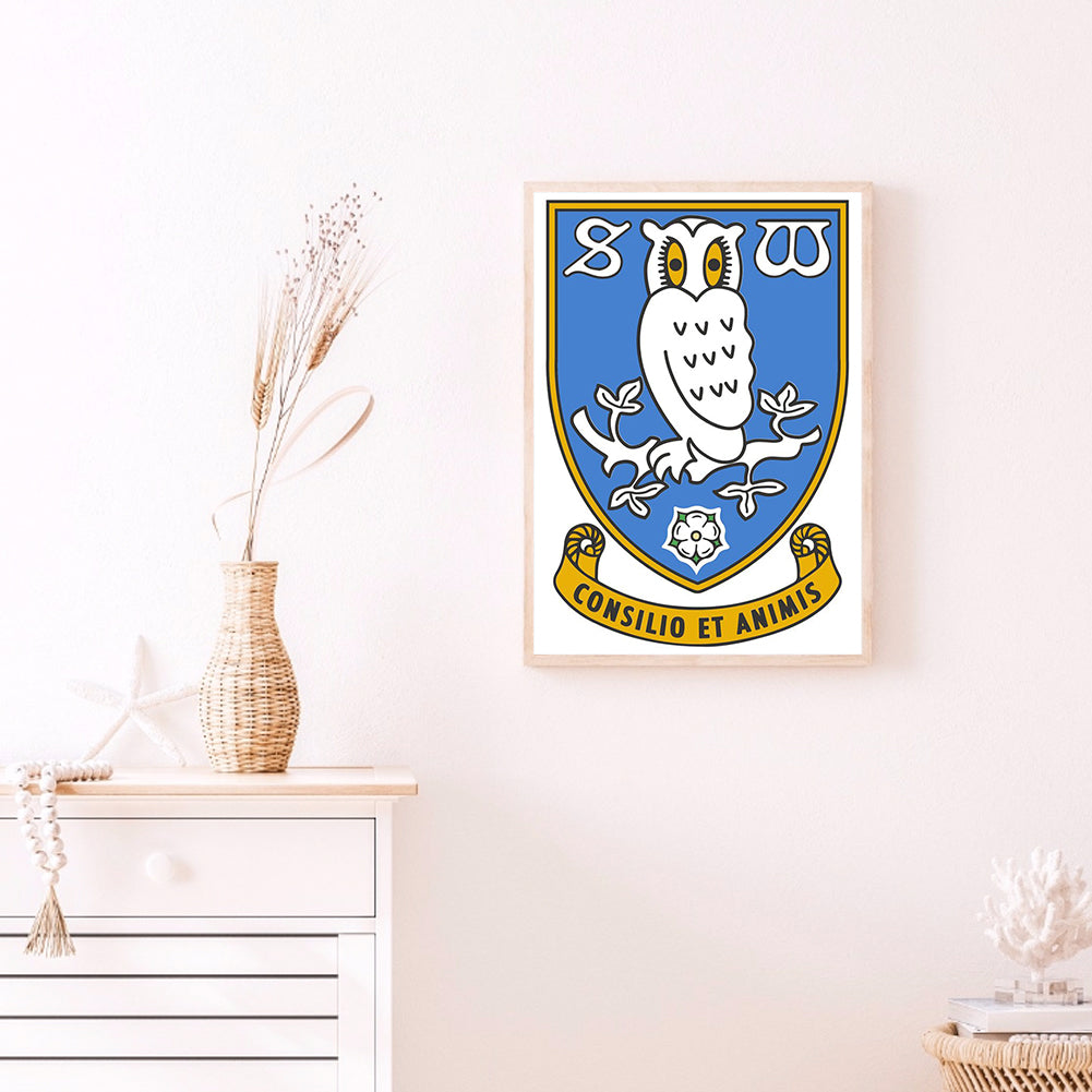 Hillsborough Football Club - Full Round Drill Diamond Painting 40*50CM