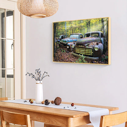 Old Classic Car - Full Round Drill Diamond Painting 50*40CM