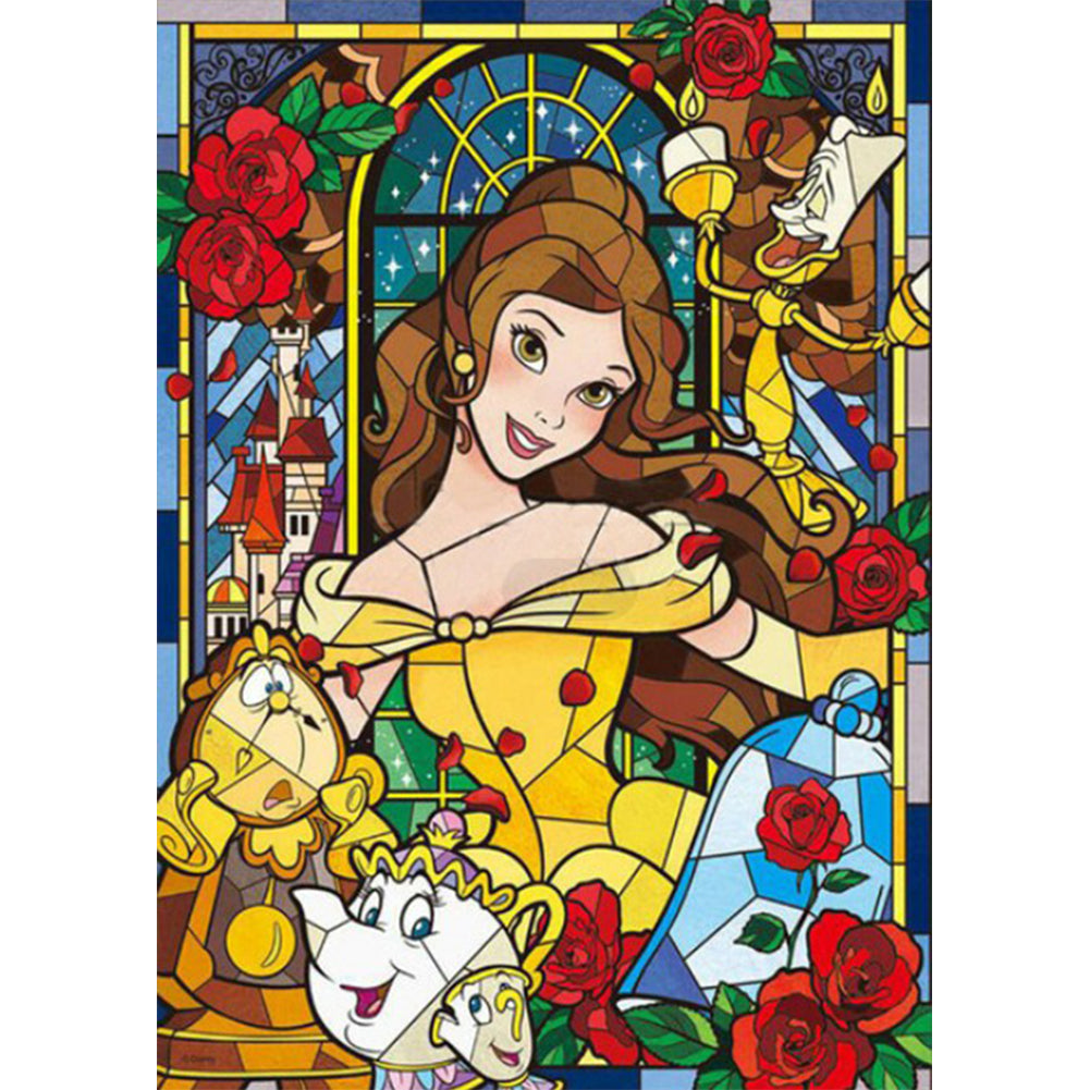 Princess Belle - Full Round Drill Diamond Painting 30*40CM