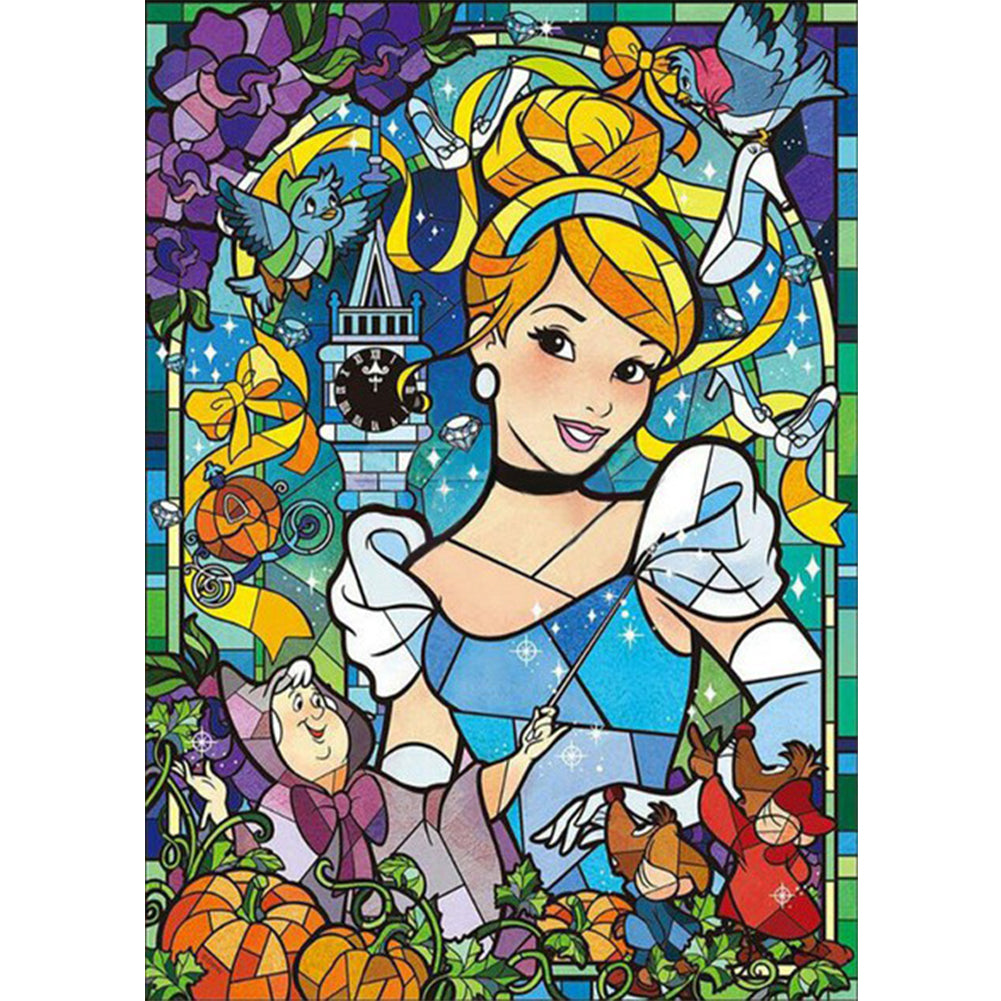 Cinderella - Full Round Drill Diamond Painting 30*40CM