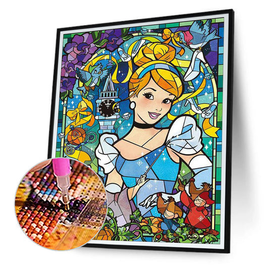 Cinderella - Full Round Drill Diamond Painting 30*40CM