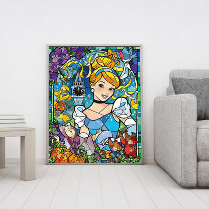 Cinderella - Full Round Drill Diamond Painting 30*40CM