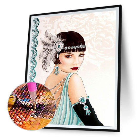 Noble Woman - Full Round Drill Diamond Painting 40*50CM