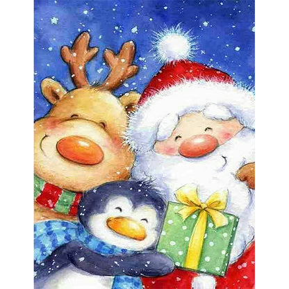 Santa Claus 40*50CM(Canvas) Full Round Drill Diamond Painting