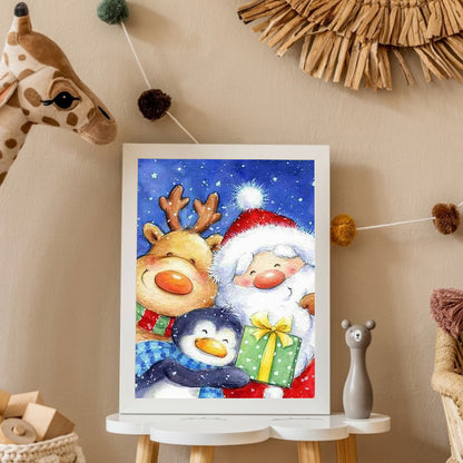 Santa Claus 40*50CM(Canvas) Full Round Drill Diamond Painting