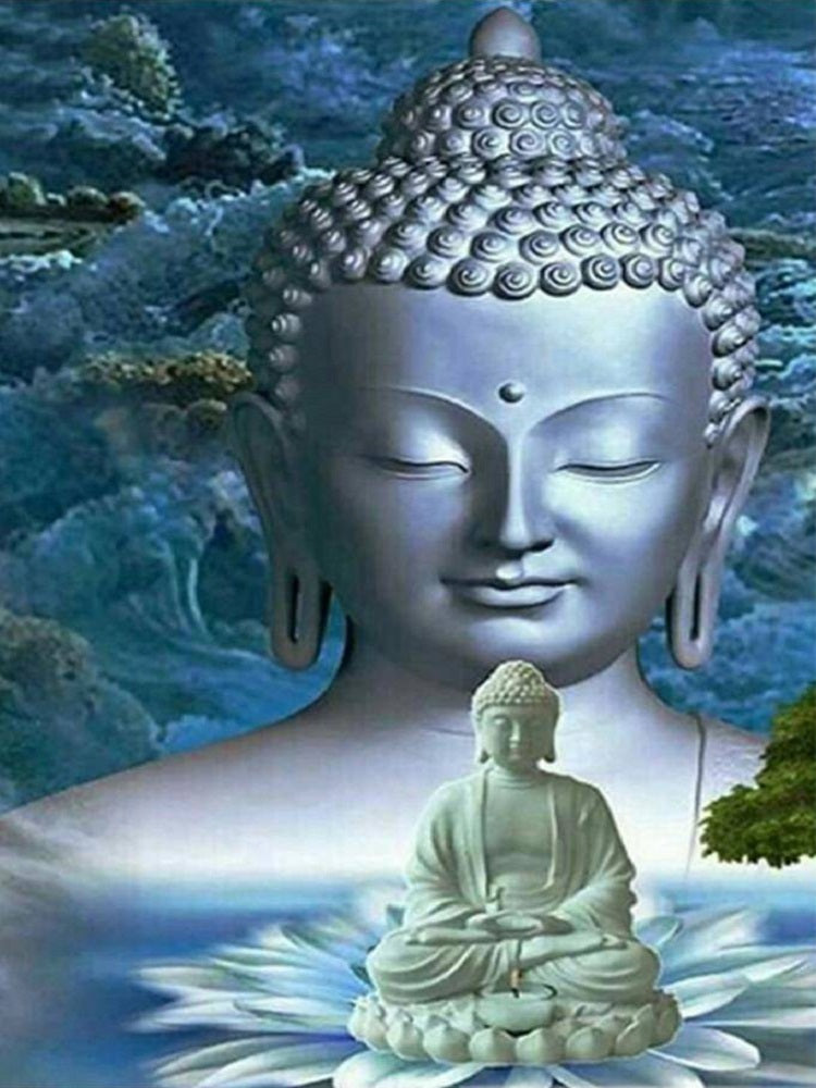 Buddha - Full Round Drill Diamond Painting 40*50CM