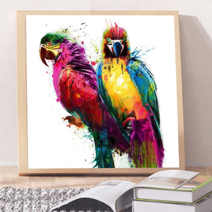Parrot - Full Square Drill Diamond Painting 30*30CM