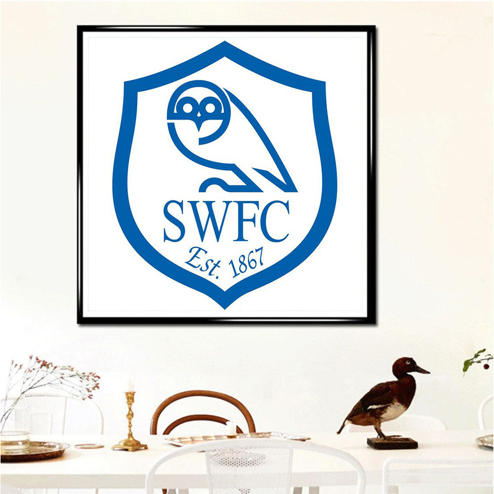 Hillsborough Football Club - Full Round Drill Diamond Painting 30*30CM