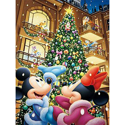 Christmas Mickey Mouse - Full Square Drill Diamond Painting 30*40CM