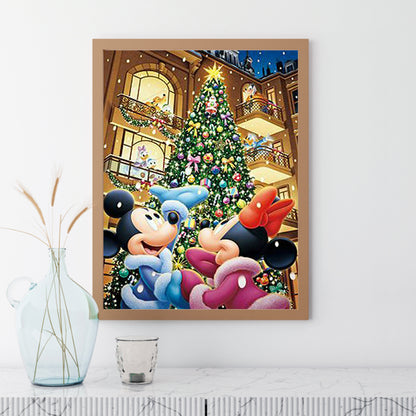 Christmas Mickey Mouse - Full Square Drill Diamond Painting 30*40CM