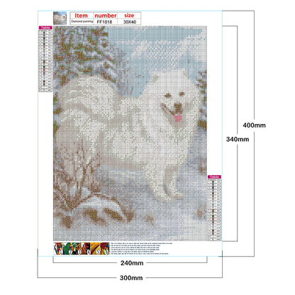Dog - Full Square Drill Diamond Painting 30*40CM