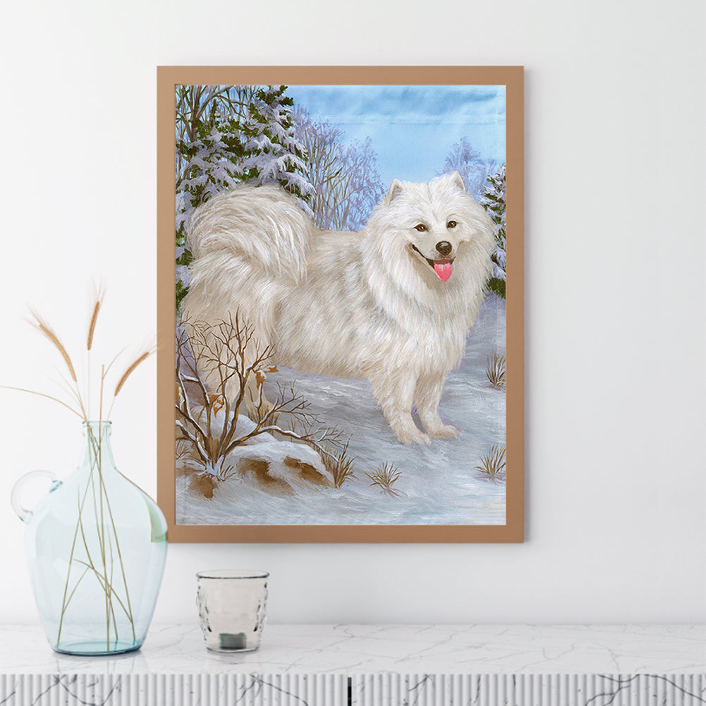 Dog - Full Square Drill Diamond Painting 30*40CM
