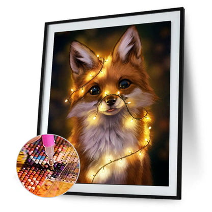 Fox - Full Round Drill Diamond Painting 40*50CM