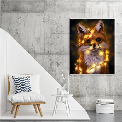 Fox - Full Round Drill Diamond Painting 40*50CM