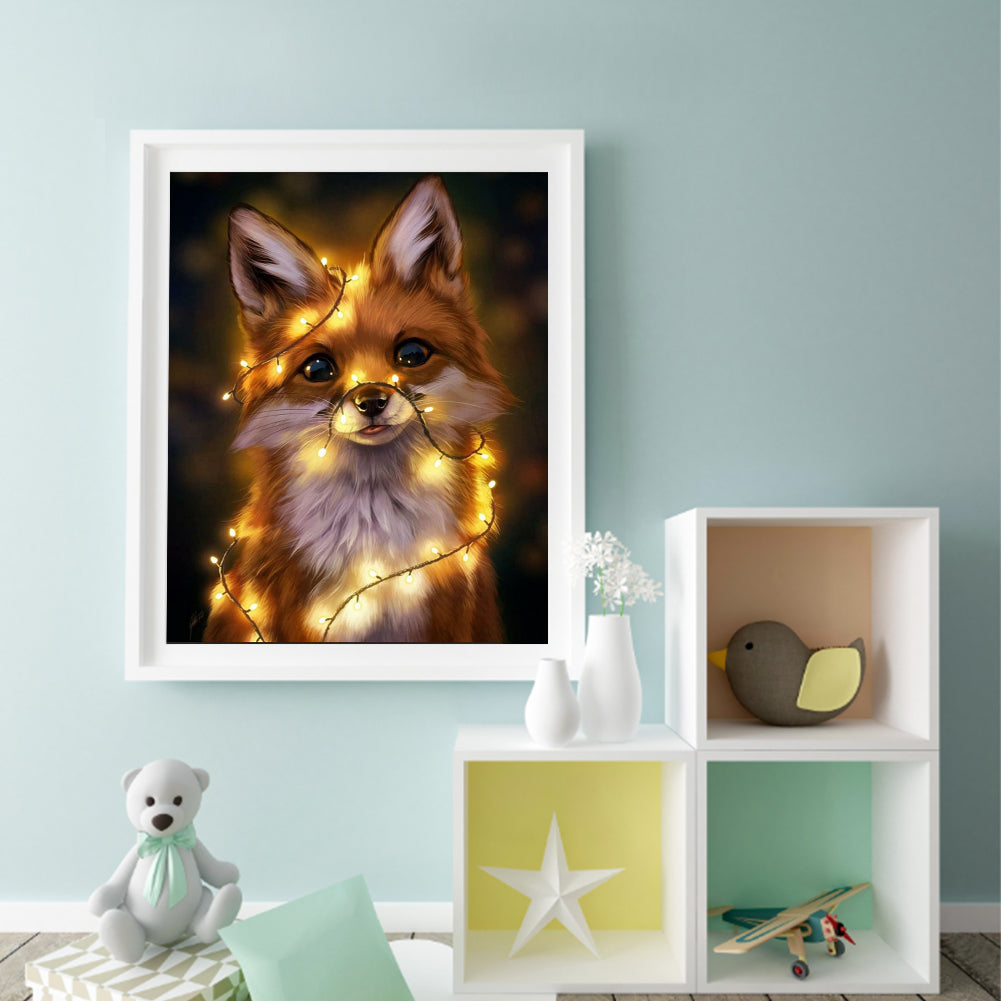 Fox - Full Round Drill Diamond Painting 40*50CM