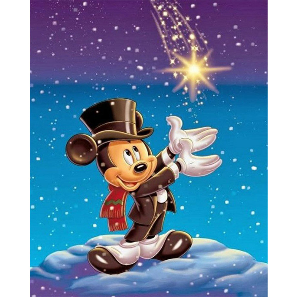 Mickey Mouse - Full Round Drill Diamond Painting 40*50CM