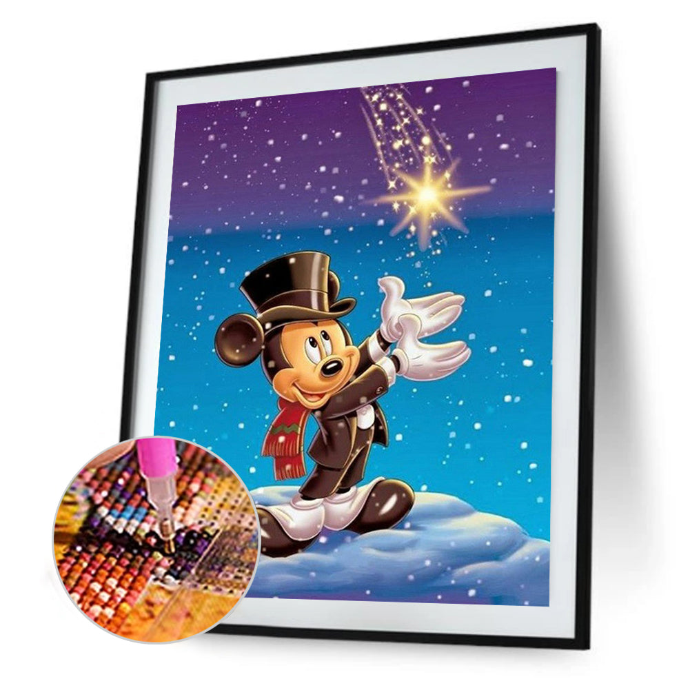 Mickey Mouse - Full Round Drill Diamond Painting 40*50CM