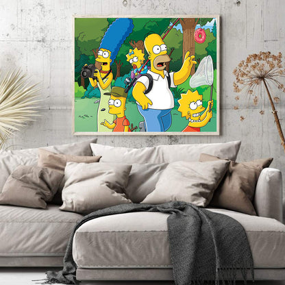 The Simpsons - Full Round Drill Diamond Painting 50*40CM