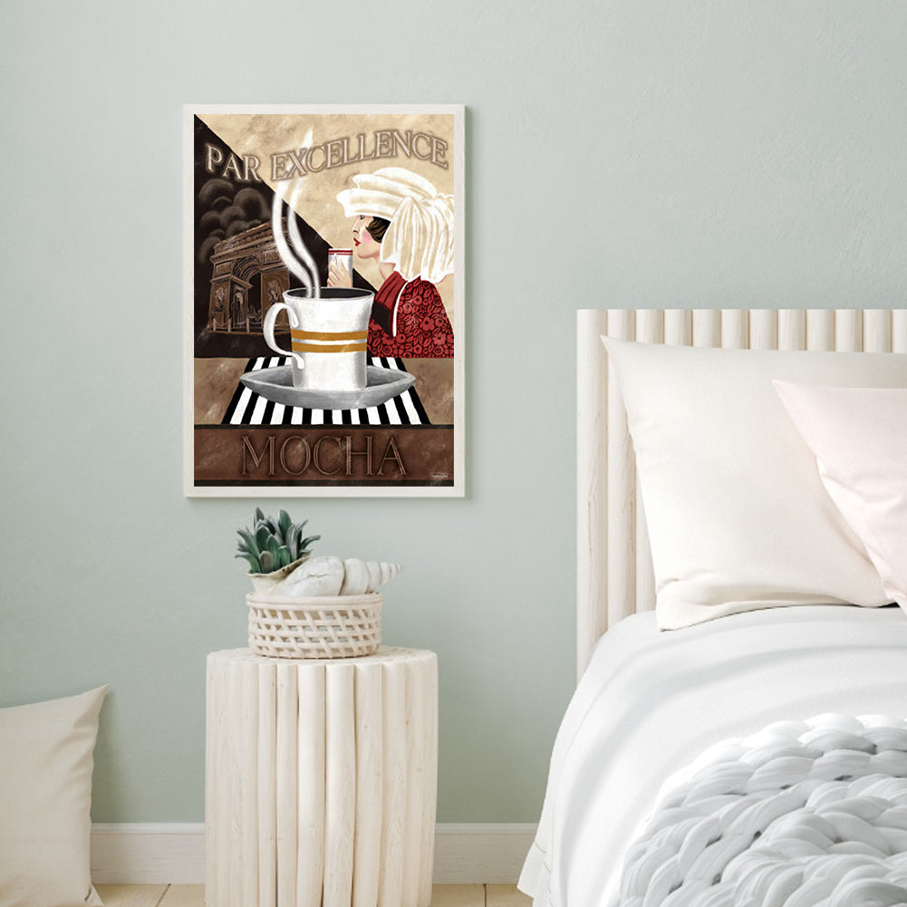 Lady Afternoon Tea - Full Round Drill Diamond Painting 30*40CM