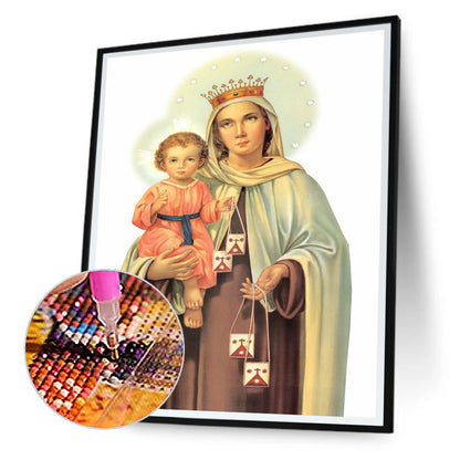 Religion - Full Round Drill Diamond Painting 30*40CM