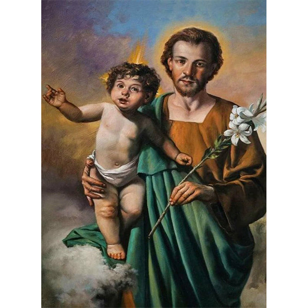 Religion - Full Round Drill Diamond Painting 30*40CM