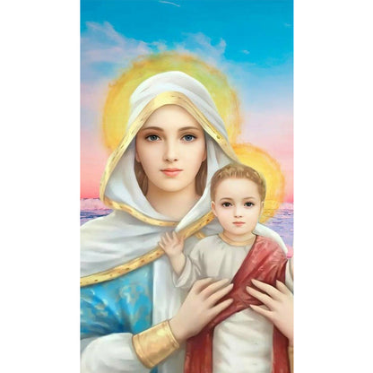 Religion - Full Round Drill Diamond Painting 30*40CM