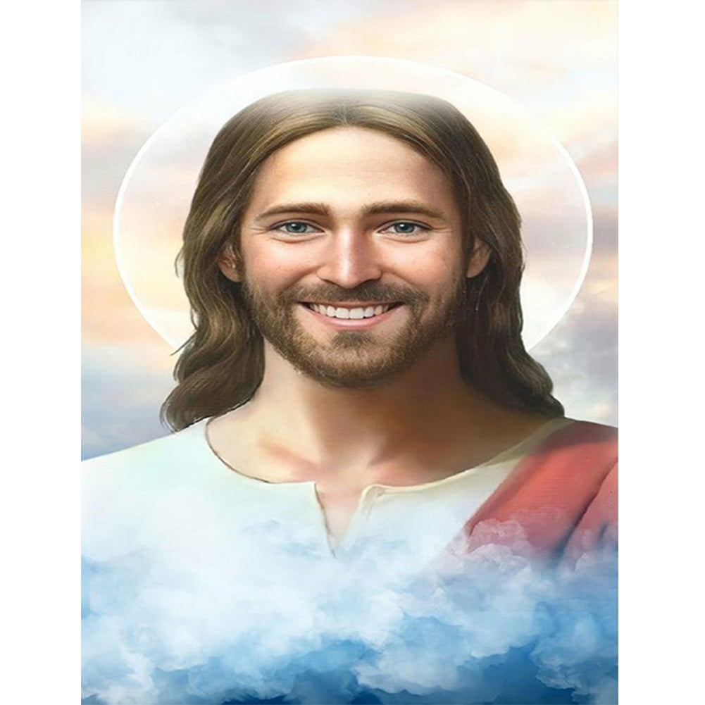 Religion Virgin Jesus - Full Round Drill Diamond Painting 30*40CM