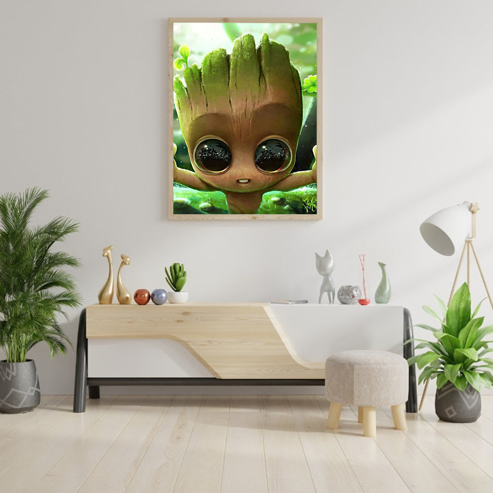 Groot 40*50CM(Canvas) Full Round Drill Diamond Painting