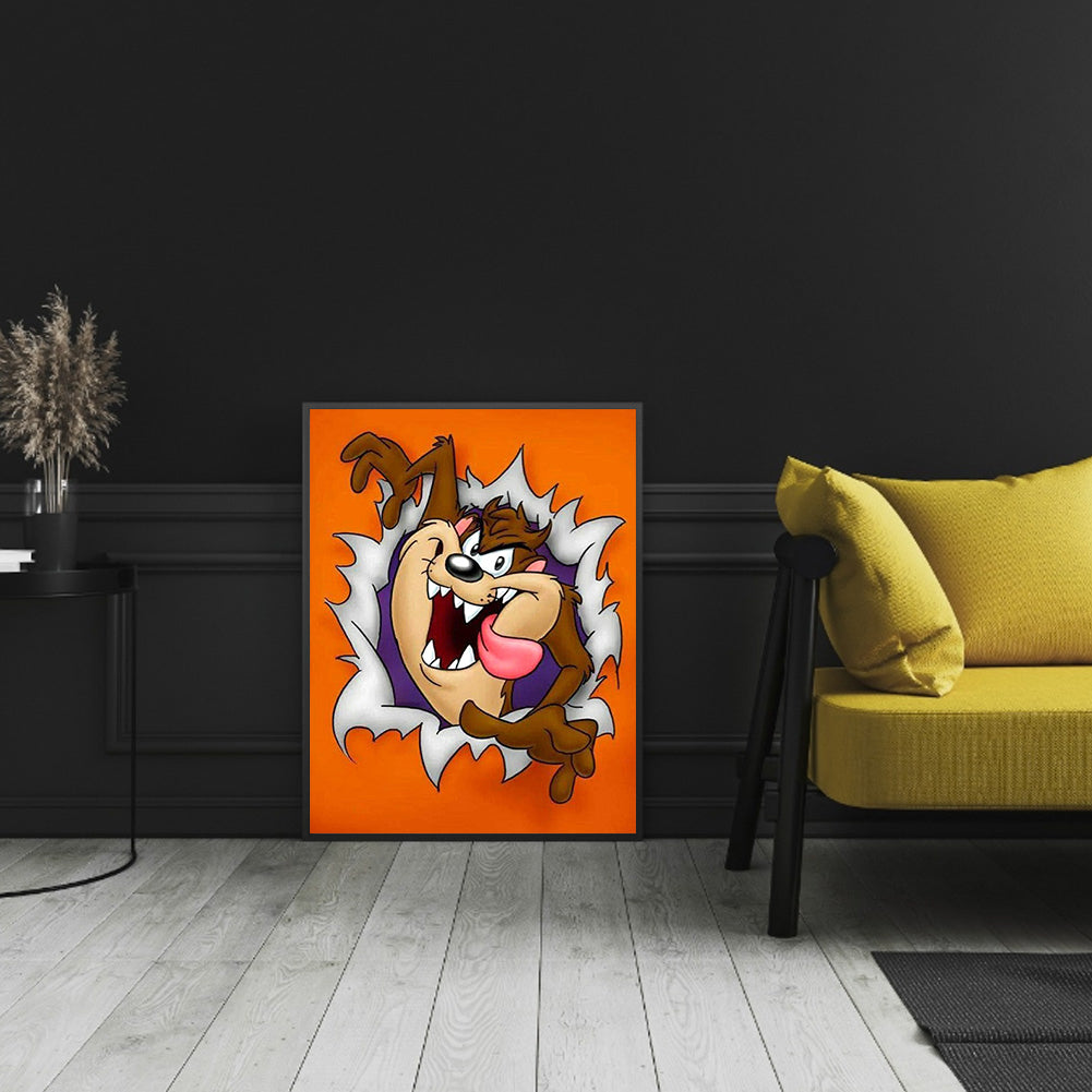 Big Mouth Monster 40*50CM(Canvas) Full Round Drill Diamond Painting