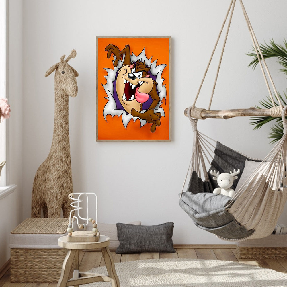 Big Mouth Monster 40*50CM(Canvas) Full Round Drill Diamond Painting