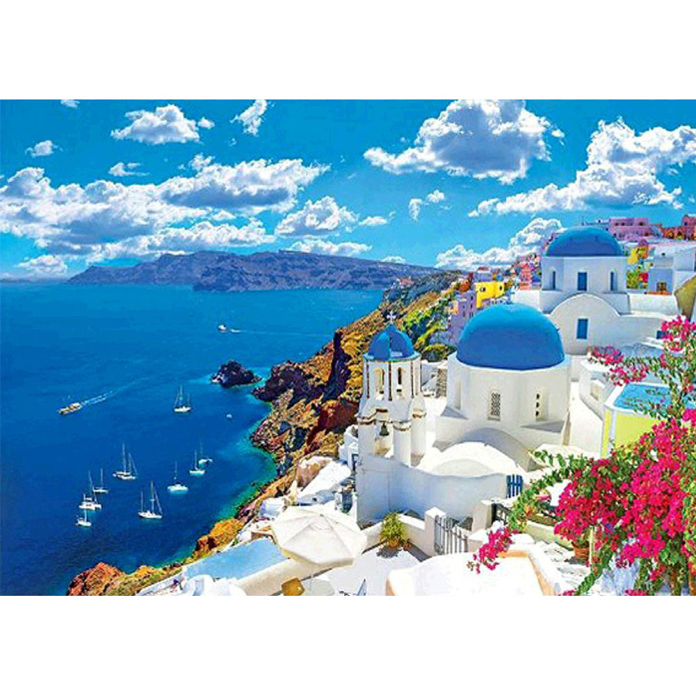 St. Fort-By-The-Sea - Full Round Drill Diamond Painting 50*40CM