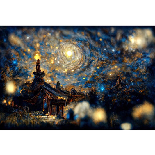 Cosmic Starry Sky - Full Round Drill Diamond Painting 60*40CM