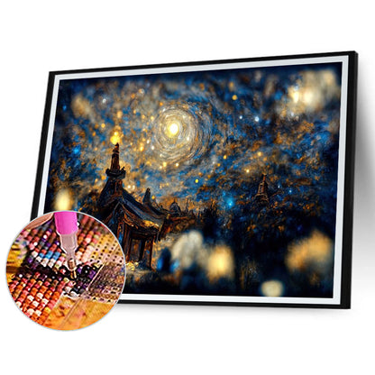 Cosmic Starry Sky - Full Round Drill Diamond Painting 60*40CM