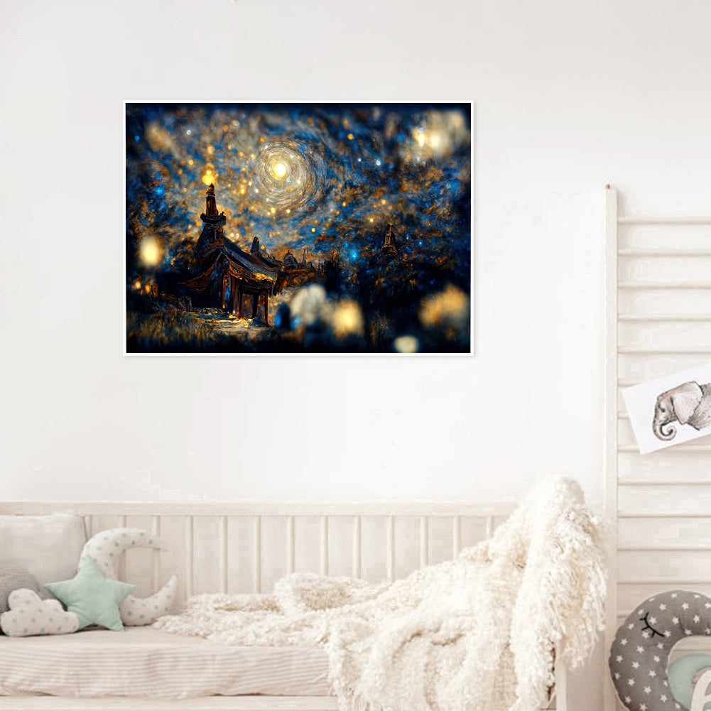 Cosmic Starry Sky - Full Round Drill Diamond Painting 60*40CM