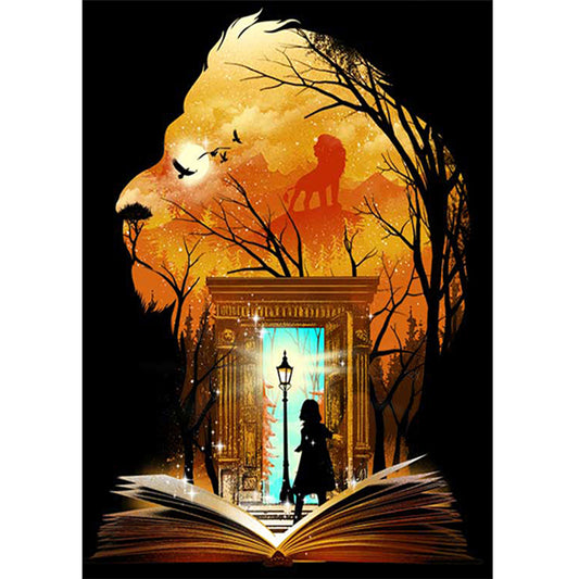 The Book Of The Lion And The Witch In The Chronicles Of Narnia 40*50CM(Canvas) Full Round Drill Diamond Painting