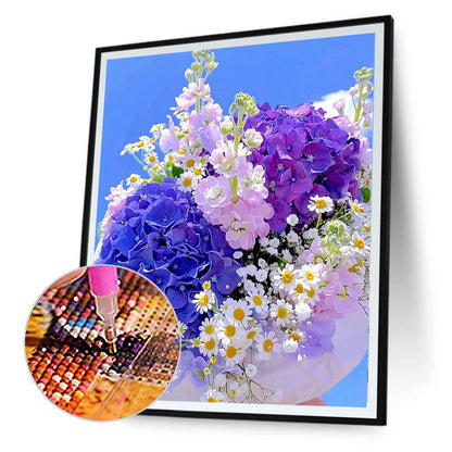 Daisy Bouquet 40*50CM(Canvas) Full Round Drill Diamond Painting