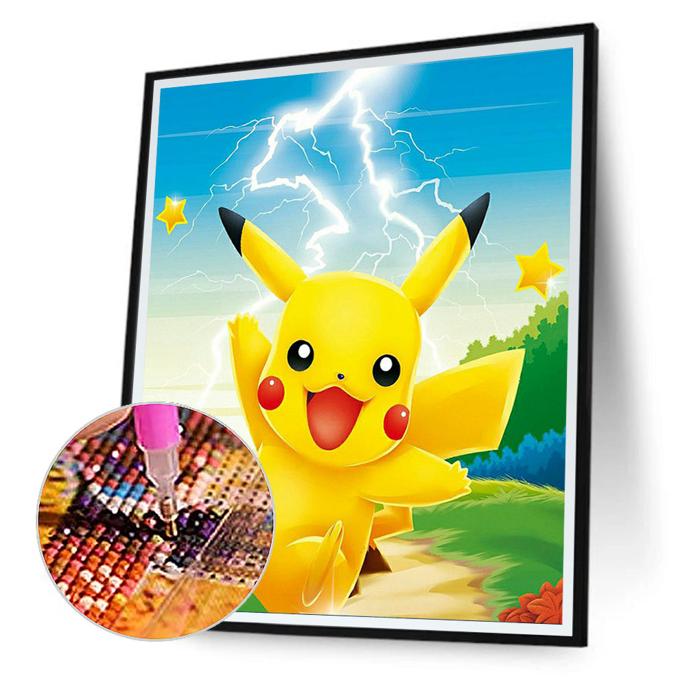 Pikachu - Full Square Drill Diamond Painting 40*50CM