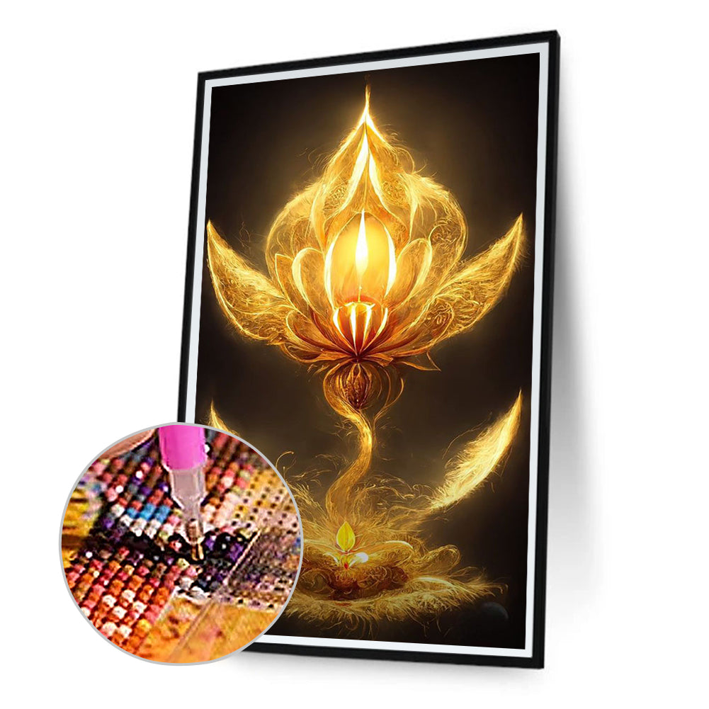 Nasturtium - Full Round Drill Diamond Painting 40*70CM