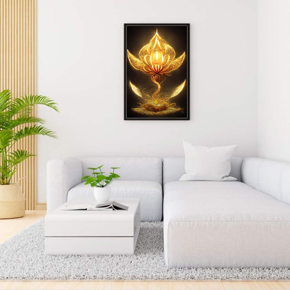 Nasturtium - Full Round Drill Diamond Painting 40*70CM