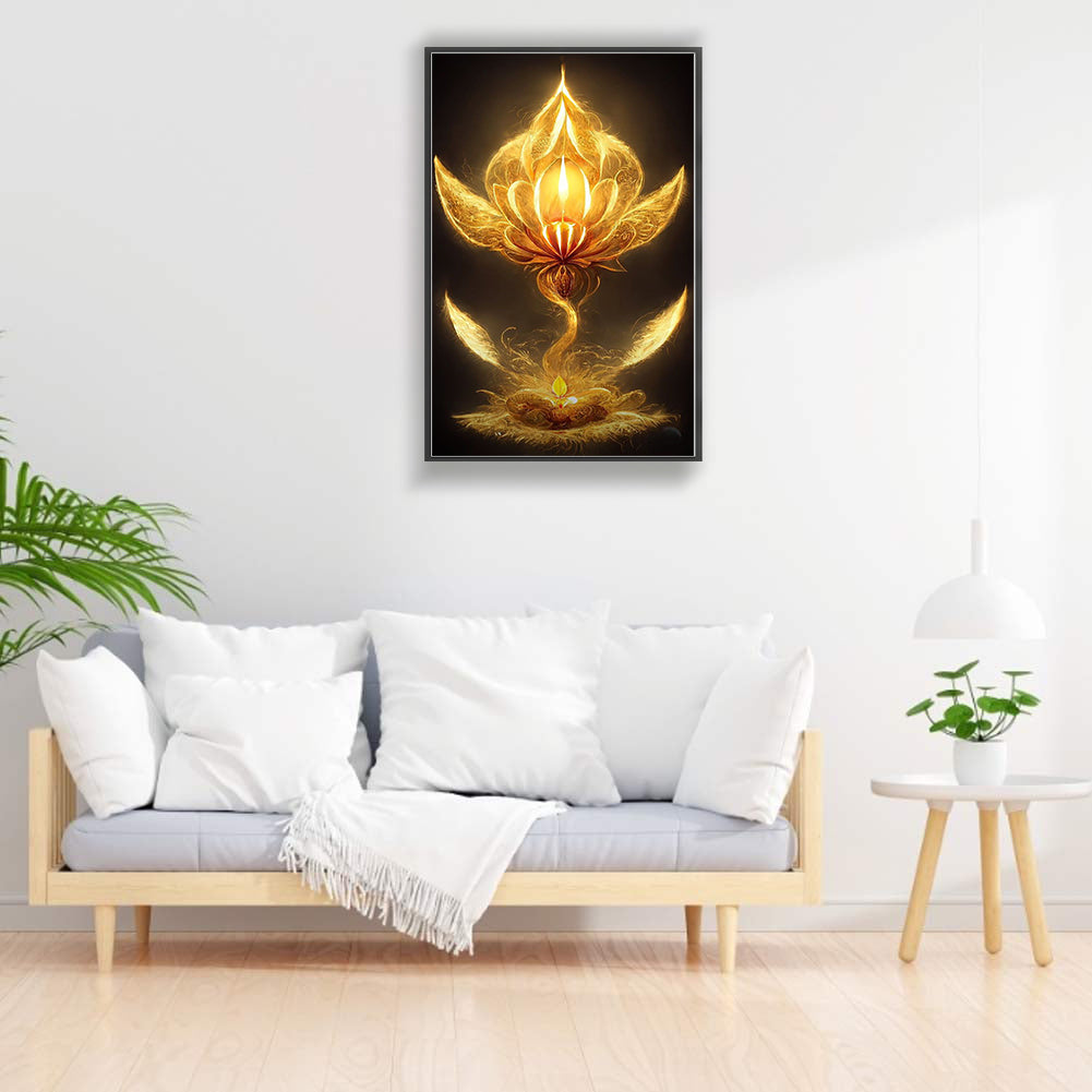 Nasturtium - Full Round Drill Diamond Painting 40*70CM