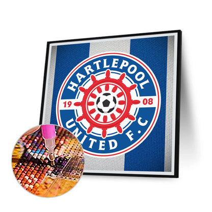 Hartlepool United Football Club - Full Round Drill Diamond Painting 30*30CM