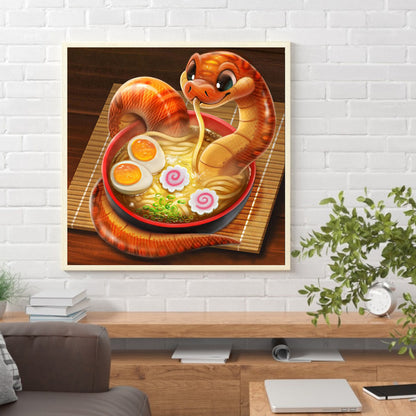Dangerous Noodle - Full Round Drill Diamond Painting 30*30CM