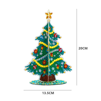 Christmas Tree Diamonds Painting Ornament DIY Special-shaped Drill Art Crafts