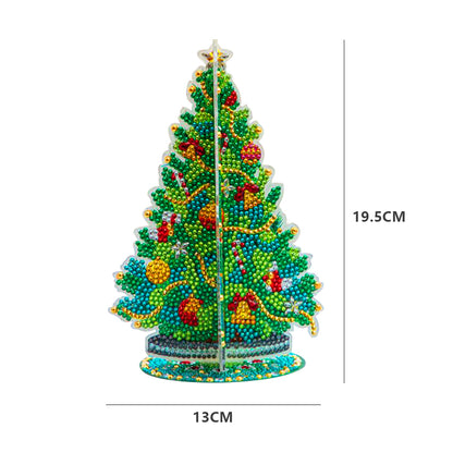 Christmas Tree Diamonds Painting Ornament DIY Special-shaped Drill Art Crafts