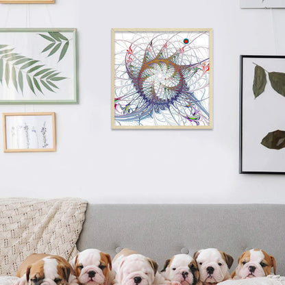 Fractal Art - Full Round Drill Diamond Painting 40*40CM
