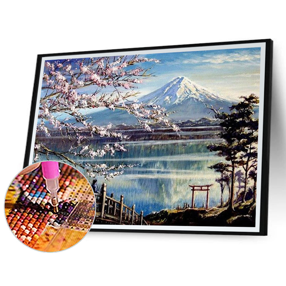 Under The Mount Fuji - Full Round Drill Diamond Painting 50*40CM